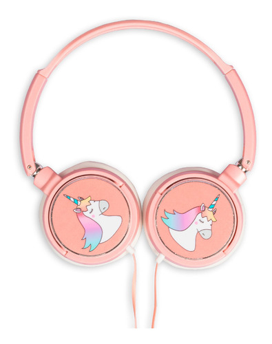 Auriculares Vincha Unicornio Infantiles Para Nenes Y Nenas Color Rosa