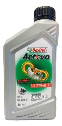 4tct Aceite Actevo 4t 20w50 Para Ford