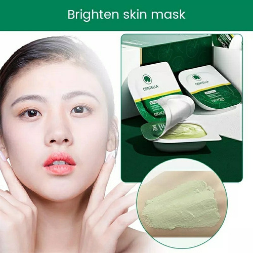 Mascarilla Anti Edad Tipo Pudin De Centella Asiática X 8 Und