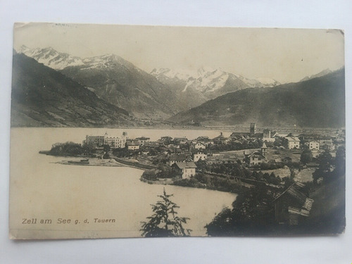 Austria Postal 1907 Zell Am See G.d. Tauern Circulada 