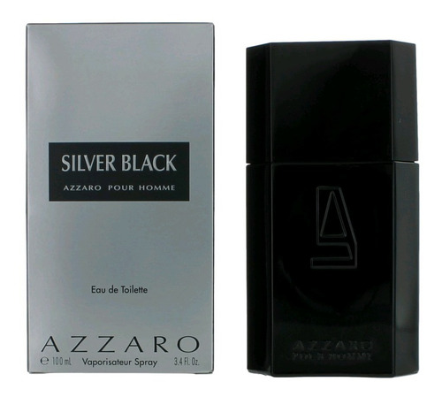 Perfume Azzaro Silver Black Edt 100ml Lacrado Original