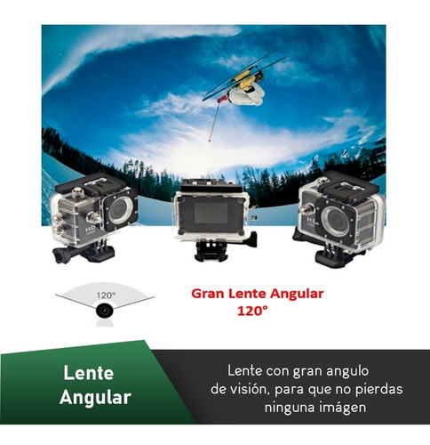 Oferta! Camara Deportiva Hd 1080p Sumergible + Garantia!