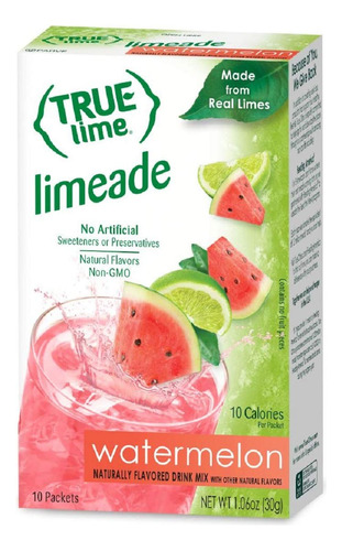 Nuevo Sabortrue Lime Watermelon Aqua Fresca - Limonada De Sa