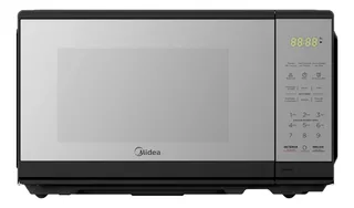 Horno De Microondas Midea 0.7 Pies Cúbicos 20 L Negro Espejo