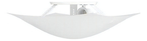 Plafon Solari Taschibra 2xe-27 Quadrado Saco Plast Branca