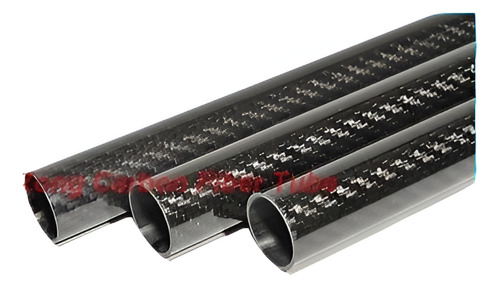 2pcs 12mm Od X Id 10mm X 500mm 100% Rollo Envuelto De Fibra