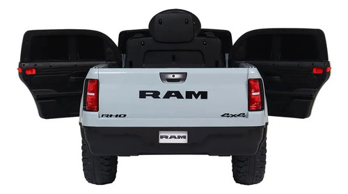 Carro Elétrico Infantil Dodge Ram Cinza 12v 946108 Belfix