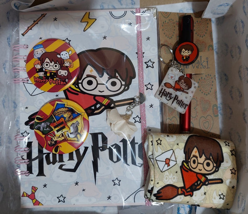 Pack Harry Potter Agenda Y Accesorios