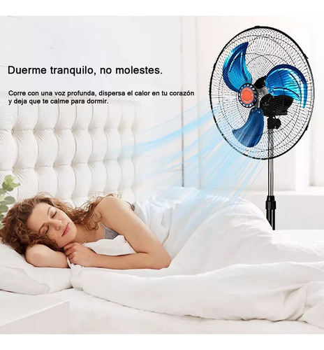 Ventilador Pedestal Piso Pared 3en1 Con 3 Aspas 18 Pulgadas 50 Cm 3
