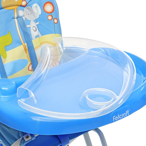 Silla De Comer Felcraft 2 Bandejas 2 Posiciones Compacta