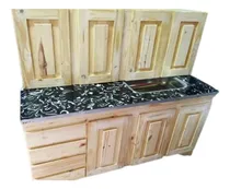 Comprar Bajo Mesada Y Alacena Pino Macizo 1,60 Mts. Mesada Y Bacha
