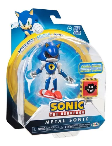 Boneco Sonic The Hedgehog Articulado Metal Sonic Fun F0066-2