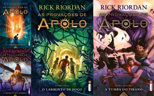 As Provações De Apolo - Do Vol 1 Ao 4 Rick Riordan