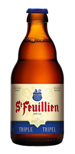 Imagem 1 de 1 de Cerveja St Feuillien Triple Tripel Ale Belga 330 Ml
