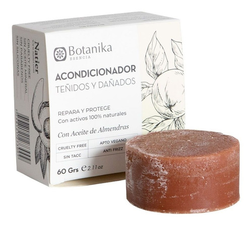 Acondicionador Solido Cabello Teñido Dañado Botanika Vega Fw