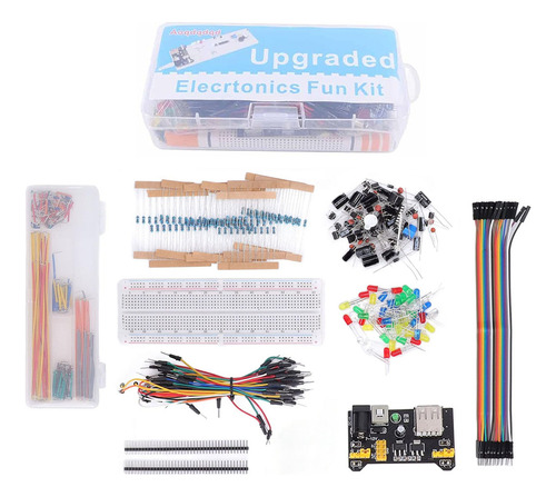 Kit De Componentes Electrónicos, Resistencia De Cable De Placa De Pruebas De 830 Puntos De Conexión, Aplicable Forr3