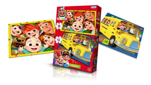 Cocomelon Puzzle Rompecabezas X 2 Unidades