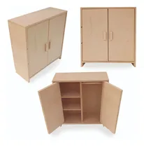 Comprar Ropero Barbies Fibrofácil Muebles Para Pintar - Bc
