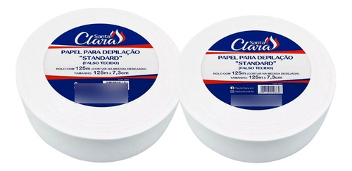 Papel Depilatorio Falso Tecido Rolo Depilação 125 Mtr 2un
