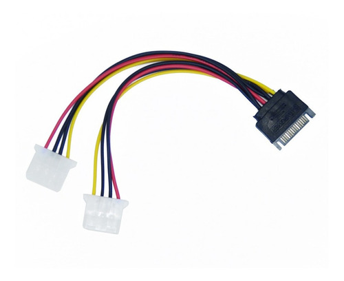 Cable Sata Macho A Molex Riser Fuente Hd Disco