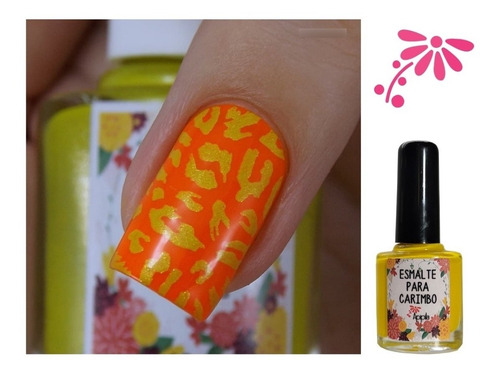 Imagem 3 de 3 de Esmalte Para Carimbo De Unhas Apipila - Cremoso E Metalico