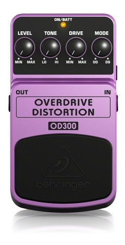 Pedal Overdrive Behringer Od300 + Envío Express