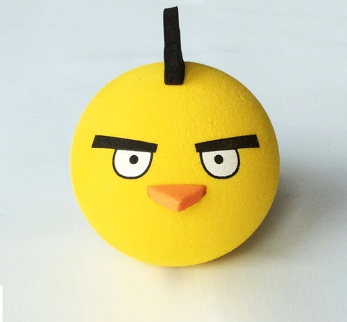 Enfeite Decorar Antena Carro Pássaro Amarelo Angry Birds 