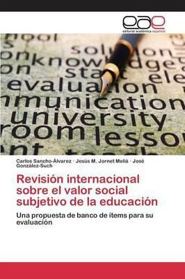 Libro Revision Internacional Sobre El Valor Social Subjet...