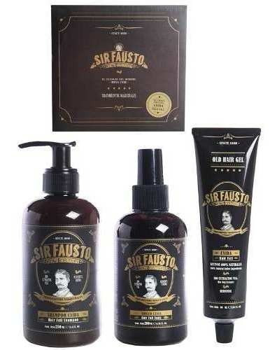 Sir Fausto Magistral Anti Caída Shampoo + Tónico + Gel 6c