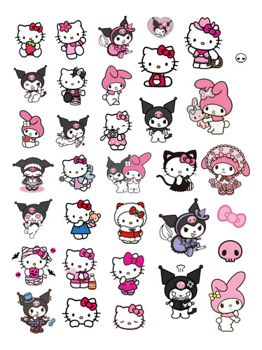 54 Stickers Hello Kitty Pegatinas Calcomanias