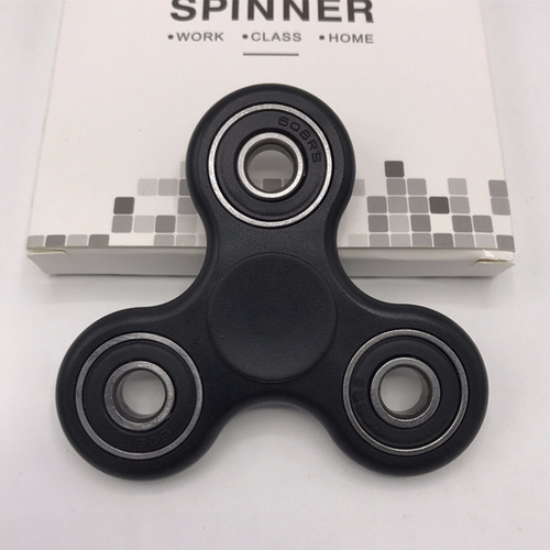 ¡remate! Fidget Spinner Original Negro.