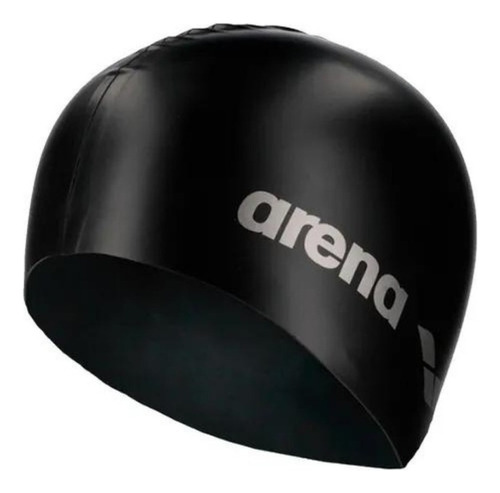 Gorro Natación Niños 6 A 12 Años Arena Silicon Nadar Color Negro