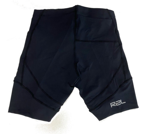 Imagem 3 de 5 de Bermuda Corrida Masculina R2l Endurance 3 Bolsos Compressão