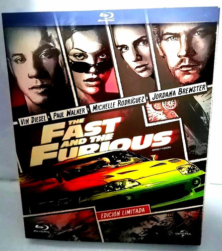 Rapido Y Furioso  1  Edicion Limitada Blu-ray 