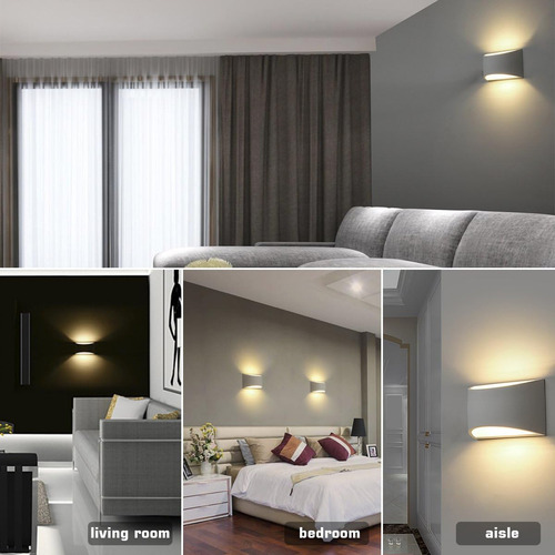 Moderno Aplique De Pared Led De 7 W, Blanco Cálido, 2700 K,