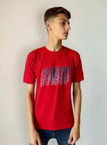 Remera Bertoni Fiume Hombre Rojo