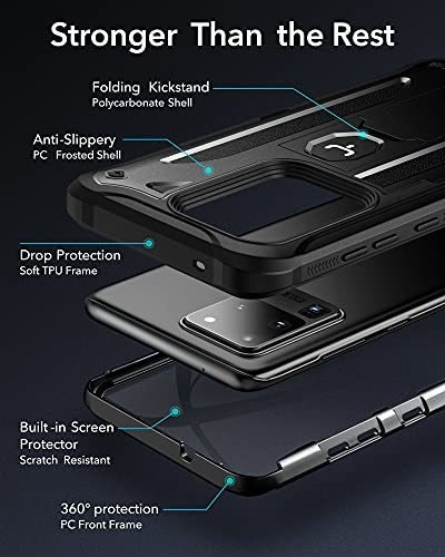Imagen 6 de 9 de Case Funda Samsung Galaxy S20 Ultra 5g 6.9 C/apoyo Youmaker