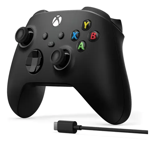 Controle Microsoft Xbox Sem Fio Carbon Black