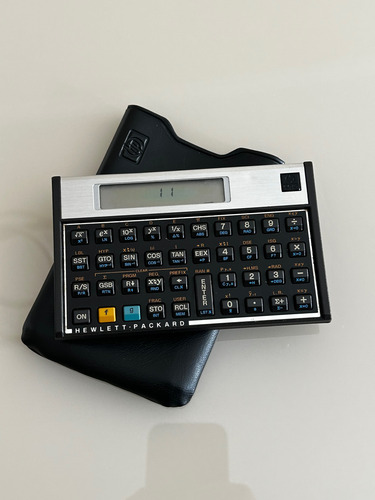 Calculadora Hp 11c Científica Rpn Rara C/ Capinha Original Dourado (Usado)