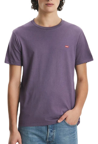 Remera Levis The Original Tee With Patch Violeta Hombre