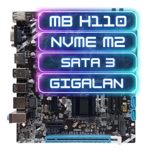 Placa Mãe Revenger Knup Lga1151 Intel H110 32gb Usb 3.0 Kp