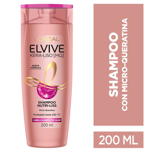 Shampoo Elvive Keraliso Micro Queratina 200 Ml