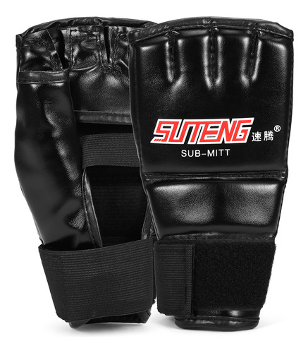 Guantes Deportivos Rojos Pu Mitten Sparring Boxing Muay Thai