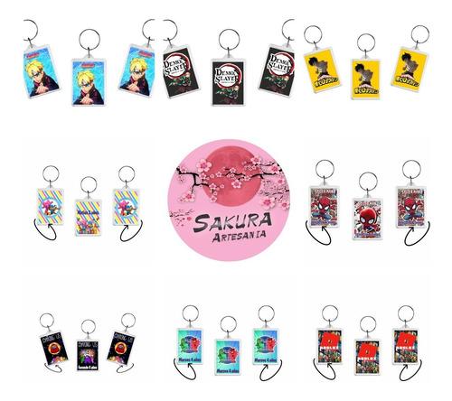 Imagen 4 de 6 de Llaveros Roblox Souvenirs Personalizados X10