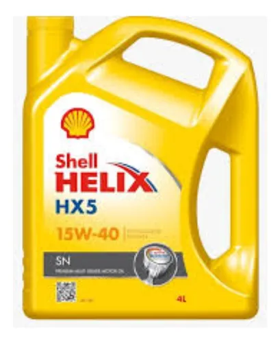 Aceite Shell Helix Hx5 15w40 Mineral 4 L X 4un