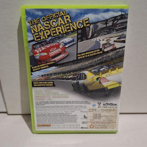 Nascar The Game Inside Line Xbox 360 (Usado)