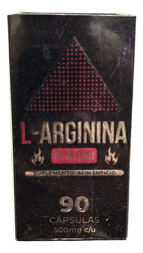 L-arginina Naturalin Platino 90 Capsulas 500 Mg C/u Suplemen Sabor Sin Sabor