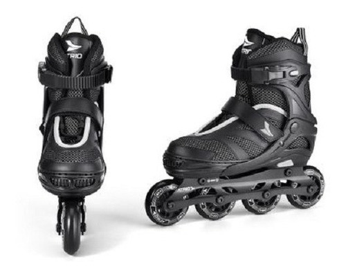 Patins Inline Preto/cinza Atrio 33-36