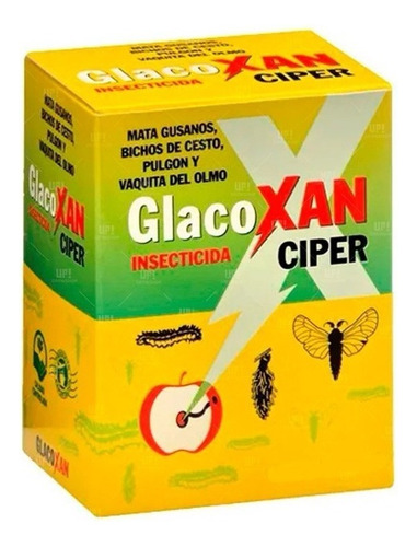 Insecticida Glacoxan® Ciper 30cc Gusanos PuLGón Bichos Cesto