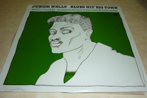 Junior Wells Blues Hit Big Town Vinilo Usa 10 Puntos 